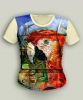 Women T-shirt with exc...