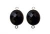 Black Onyx faceted ova...