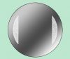 Round bathroom mirror,...