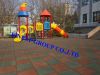 Playground rubber tile
