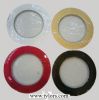 Gold rim metallic glas...