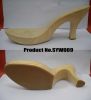 wooden wedge sole