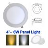 6W round led panel lig...