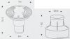 2w LED side inground w...