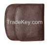 Front Coin Pocket Bi Fold Leather Wallet Purse