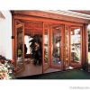 Wood folding door