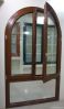 Wood arch window