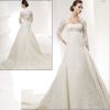 Charming wedding gown ...