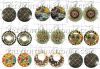 $ 67.71 USD KWLL09069 Wholesale lot of 25 pair Disc Earrings