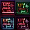 Fluorescent LED advert...