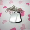 metal blank dog tag wi...