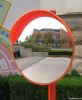 Outdoor convex mirror