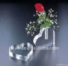 Acrylic Flower Vase, heart shape