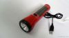Solar LED flashlight w...