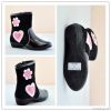 kid boots(high heel;PU...