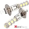 2 Car H1 White 5050 SMD 13 LED Bulb Head Fog Light Lamp 5 pieces a lot