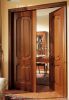 the bedroom wooden doo...