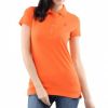 WOMEN ORANGE BASIC PIQ...