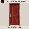 Wooden fire door