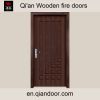 Wooden fire door