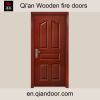 Wooden fire door