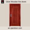 Wooden fire door