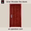 Wooden fire door
