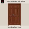 Wooden fire door