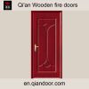 Wooden fire door