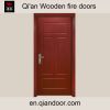 Wooden fire door