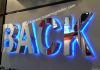 backlit LED letter sig...