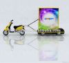 led motorcycle trailer...