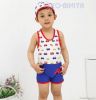 2012 new design fashion boys swimwear one piece print swimsuit