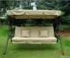 3 seat luxury outdoor swing chair