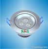 3x1W LED downlight