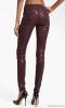 Burgundy Snake Print S...