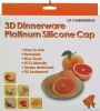 3D Silicone Cap for Dinnerware and Tableware / 3D Food Wrap