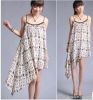 silk casual dress, sil...