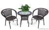 3 Pc Patio Wicker Set