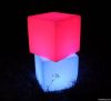 LED cube chair with cu...