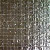 Plated glass mosaic