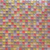 Plated glass mosaic