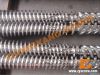 Conical screw and barr...