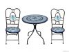 Mosaic table and chair