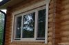 Wooden windows and ent...