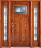 exterior solid  wood door
