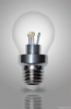 3W pear shape led bulb...