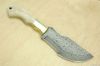 Handmade Damascus hunt...