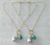 Baroque pearl Turquois...