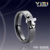 Black Ceramic Ring, Si...